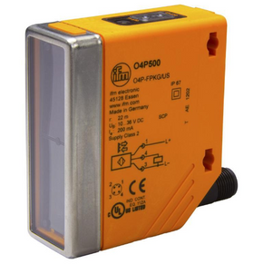 Retro-reflective sensor ifm electronic O4P500 - O4P-FPKG/US - generaltechuae