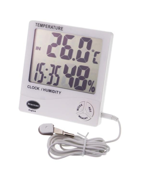 Brannan 12/421/1 | Replacement Probe, Jumbo Max Min Thermo-Hygrometer | 2 m cable - generaltechuae (2)
