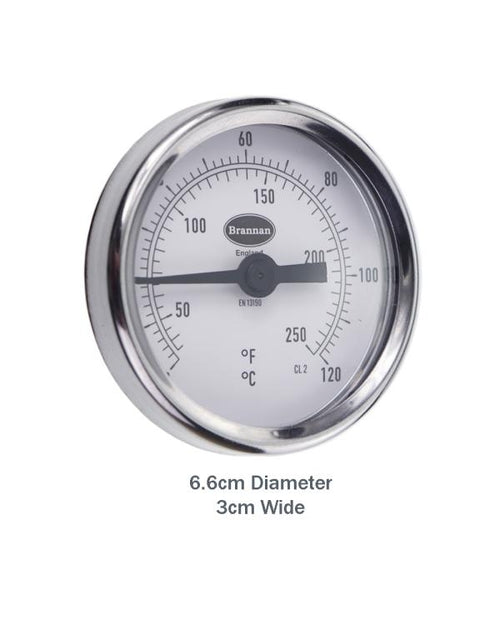Brannan 33/401/0 | Clip-On Pipe Thermometer, Plastic with Bezel | 0 to +120 °C/°F - generaltechuae (2)