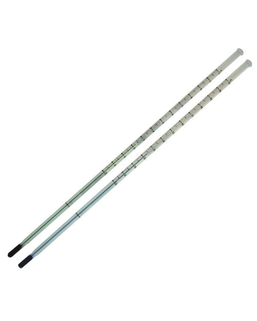 Brannan 46/330/5 | Initial Brand Laboratory Thermometer | -10 to +110 °C, 150 mm, green filling, total immersion - generaltechuae (2)