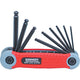 Kennedy 5/64-1/4 PRO-TORQ HEX BALL WRENCH SET ON CLIP(9)
