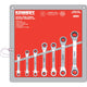 Kennedy 7PC 6-22mm OFFSET RATCHET RING SPANNER SET
