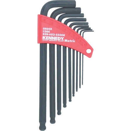 Kennedy METRIC L-WRENCH BALL DRIVER SET (9-PCE)