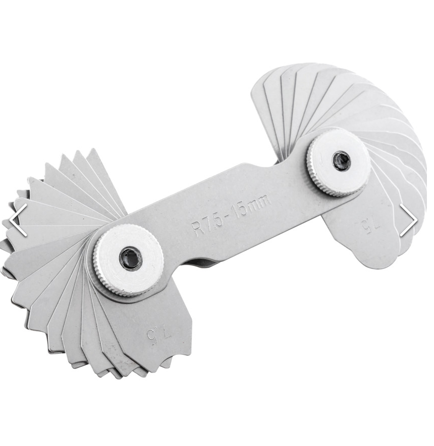 Kennedy KEN5180850K | 32 BLADE RADIUS GAUGE 7.5-15.0mm