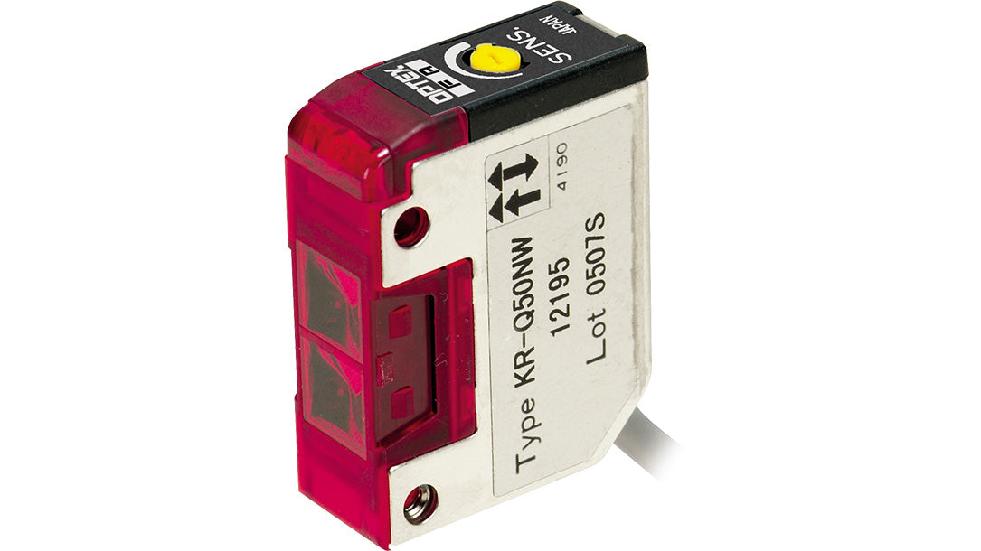 OPTEX FA KR-Q300NW | SUS Protector Retro-Reflective Photoelectric Sensor | 0.01 to 2.5 m, Long range, NPN