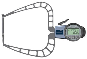 KROEPLIN K450B, 0 - 50 mm, DIGITAL EXTERNAL MEASURING GAUGE FOR GROOVES AND THICKNESS MEASUREMENT