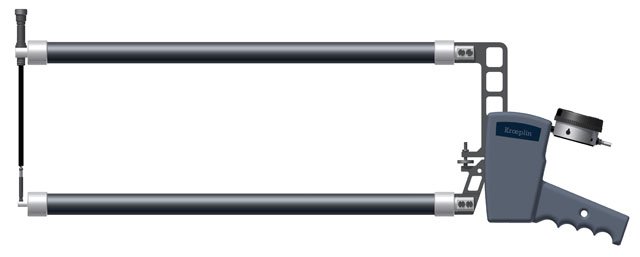 Kroeplin C12100BJ, 0 - 100 mm, DIGITAL EXTERNAL MEASURING GAUGE FOR GROOVES AND THICKNESS MEASUREMENT