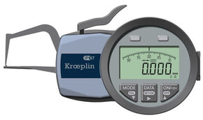 KROEPLIN K1R10S, 0 - 10 mm, DIGITAL EXTERNAL MEASURING GAUGE FOR TUBE WALL THICKNESS