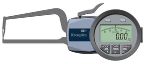 KROEPLIN K2R20, 0 - 20 mm, DIGITAL EXTERNAL MEASURING GAUGE FOR TUBE WALL THICKNESS