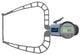 KROEPLIN K450B, 0 - 50 mm, DIGITAL EXTERNAL MEASURING GAUGE FOR GROOVES AND THICKNESS MEASUREMENT