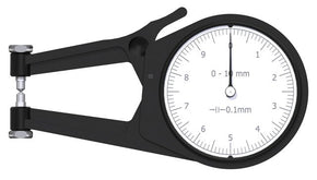 Kroeplin POCO 2K, 0 - 10 MM, ANALOG EXTERNAL MEASURING GAUGE FOR GROOVES AND THICKNESS MEASUREMENT