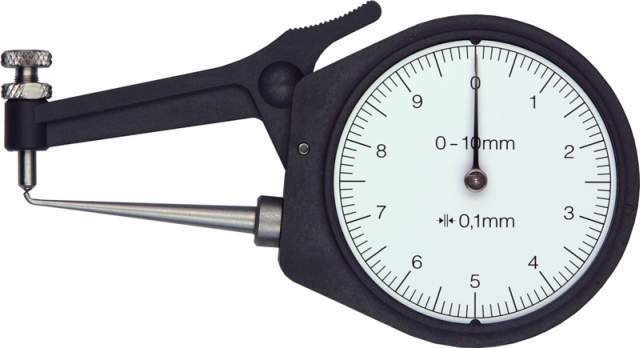 KROEPLIN POCO 2R, 0 - 10 mm, ANALOG EXTERNAL MEASURING GAUGE FOR TUBE WALL THICKNESS