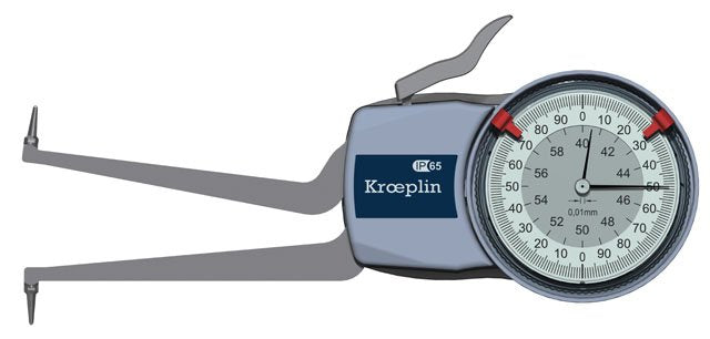 KROEPLIN H240, 40 - 60 MM, ANALOG INTERNAL MEASURING GAUGE