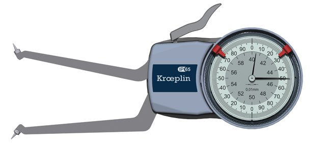 KROEPLIN H2G40, 40 - 60 MM, ANALOG  Internal measurement for blind holes