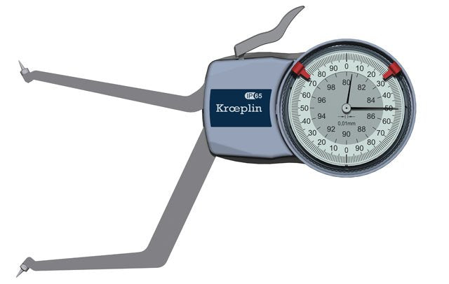 KROEPLIN H2G80, 60 - 80 mm, ANALOG Internal measurement for blind holes