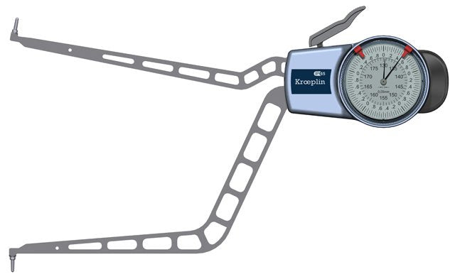 KROEPLIN H4130, 130 - 180 MM ANALOG INTERNAL MEASURING GAUGE