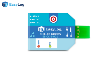 Lascar EasyLog | EL-CC-2-001 PK10 Pack of 10 Chilled Goods Temp & RH Logger - generaltechuae