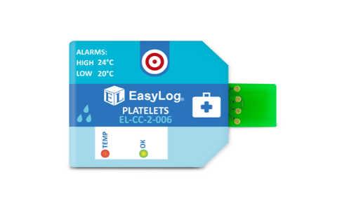Lascar EasyLog  |  EL-CC-2-006 PK10 Pack of 10 Platelet Temp & RH Logger - generaltechuae