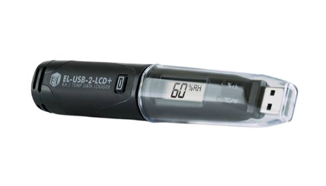 Lascar EasyLog  |  EL-USB-2-LCD+ High Accuracy Temp & RH Data Logger - generaltechuae