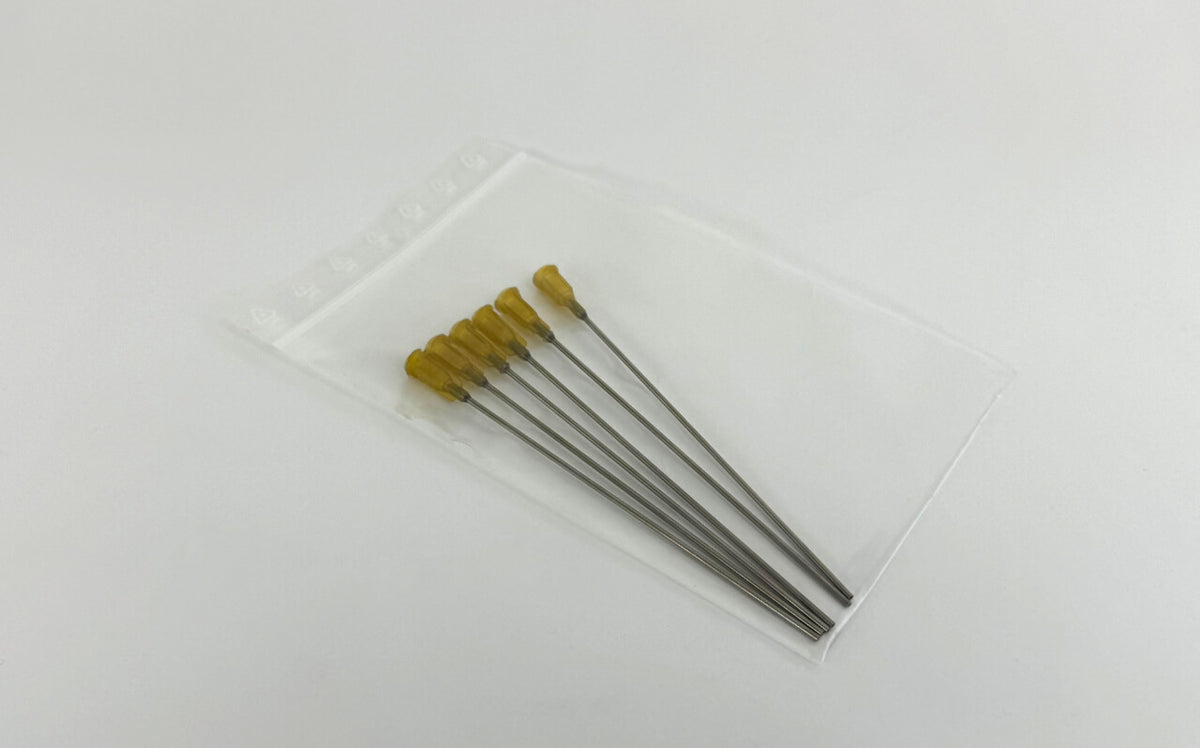 Plastiform AC-S100 | LL Needle Tips, Medium (Yellow) | 100 mm useful length, pack of 6 - generaltechuae