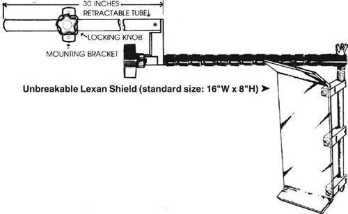 Flexbar 13050 | Long Reach Visorguard | 30 in Reach Tube, Up to 40 in Protection - generaltechuae (2)