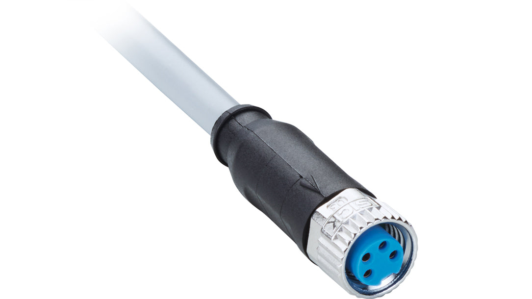 OPTEX FA M84CN-5S | M8 4-Pin Connector Cable | Straight, 5 m