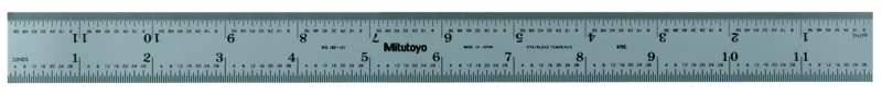 Mitutoyo 12, Inch Steel Rule