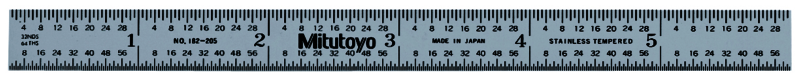 Mitutoyo 150mm/6 Metric Steel Rule
