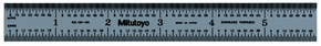 Mitutoyo 150mm/6, Metric/Inch Steel Rule