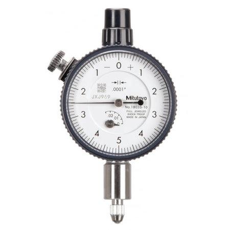 Mitutoyo 1803S-10 Compact Dial Indicator Range  0.025", Graduation .0001"