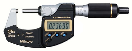 Mitutoyo 293-185 Digimatic QuantuMike Micrometer 0-25mm / 0-1 inch