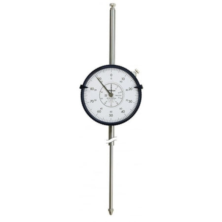 Mitutoyo 3060S-19 Extra Long Stroke Large Diameter Dial Indicator, Range 80mm, Graduation 0.01mm