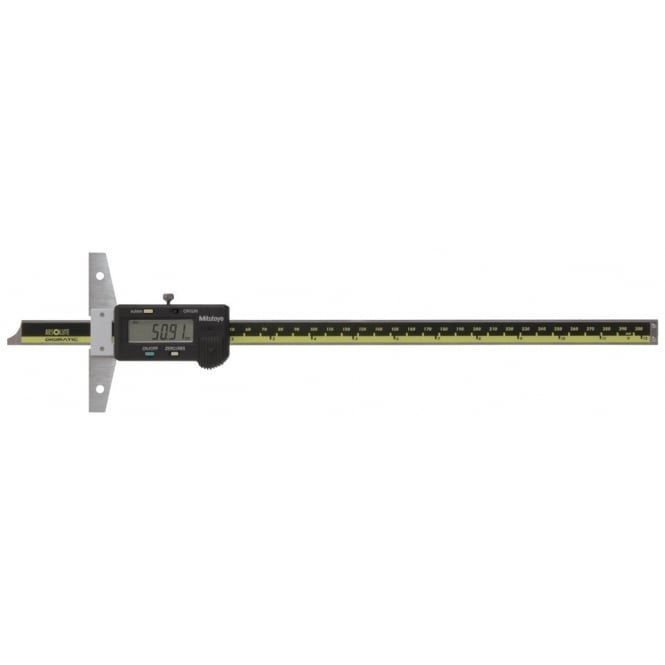 Mitutoyo 571-213-10 ABSOLUTE Digimatic Depth Gauge 0-300mm / 0-12", Resolution 0.01 mm (.0005")