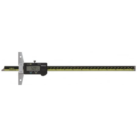 Mitutoyo 571-213-10 ABSOLUTE Digimatic Depth Gauge 0-300mm / 0-12", Resolution 0.01 mm (.0005")