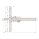 Mitutoyo 571-217-10 ABSOLUTE Digimatic Depth Gauge 0-1000mm / 0-40", Resolution 0.01 mm (.0005")