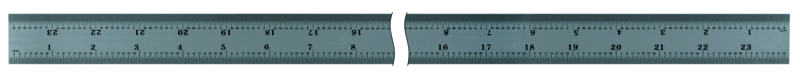 Mitutoyo 600mm/24, Metric/Inch Steel Rule