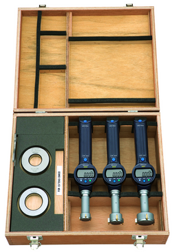 Mitutoyo 568-967 Digital ABS Borematic bore gauge set, 1 to 2 inch range, complete unit set