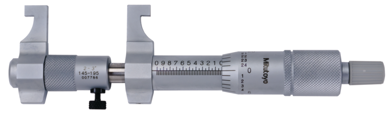 Mitutoyo 145-195 Caliper Jaw Inside Micrometer 2-3"