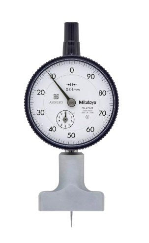 Mitutoyo 7210A | Dial Indicator Depth Gauge | Series 7 | Graduation 0.01 mm | Stroke 10 mm | Accuracy ±15 µm | Weight 205 g - generaltechuae