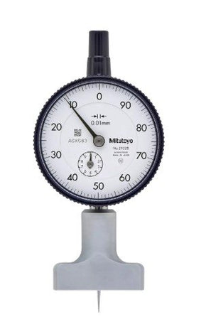 Mitutoyo 7210A | Dial Indicator Depth Gauge | Series 7 | Graduation 0.01 mm | Stroke 10 mm | Accuracy ±15 µm | Weight 205 g - generaltechuae
