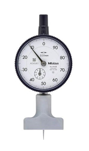 Mitutoyo 7238T | Dial Indicator Depth Gauge | Series 7 | With Back Plunger | Graduation 0.001 Inch | Accuracy ±0.002 | Weight 200 g - generaltechuae