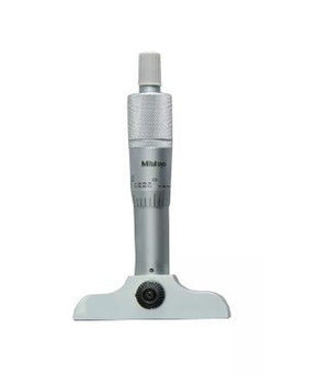 Mitutoyo 128-105 | Depth Micrometer | Series 128 | Graduation 0.001 Inch | Measuring Span 25 mm | Range 0 to 1 Inch | Weight 200 g