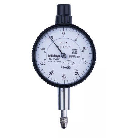 Mitutoyo 1040A | Dial Gauge| Lug Back | ISO Type | Series 1 | Graduation 0.01 mm | Range 3.5 mm - generaltechuae
