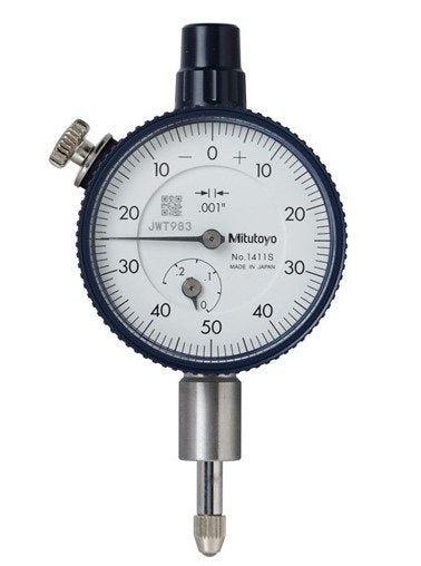 Mitutoyo 1411F | Dial Indicator | Accuracy ±0.001 inch | Graduation 0.001 inch | Range 0 to 1 inch