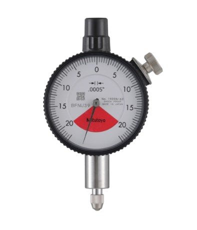 Mitutoyo 1909A-62 | Dial Gauge | Lug Back | ANSI/AGD Type | One Revolution | Series 1 | Graduation 0.0005 inch | Range 0.04 inch - generaltechuae