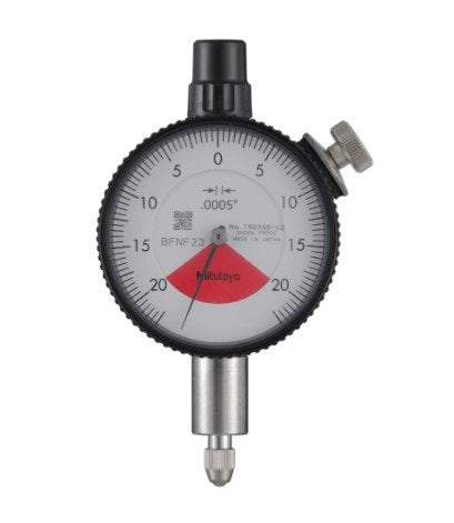 Mitutoyo 1909AB-62 | Dial Gauge | Flat Back | ANSI/AGD Type | One Revolution | Series 1 | Graduation 0.0005 inch | Range 0.04 inch - generaltechuae