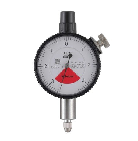 Mitutoyo 1910A-72 | Dial Gauge | Lug Back | ANSI/AGD Type | One Revolution | Jeweled Bearing | Series 1 | Graduation 0.0001 inch | Range 0.006 inch - generaltechuae