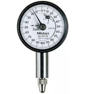 Mitutoyo 1913T-10 | Dial Indicator | Lug Back | Jeweled Bearing | Series 1 | Graduation 0.002 mm | Accuracy ±0.006 mm | Range 0.5 mm