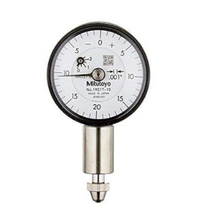 Mitutoyo 1921A-10 | Dial Gauge | Lug Back | Series 1 | ANSI/AGD Type | Jewelled Bearing | Graduation 0.001 inch | Range 0.1 inch