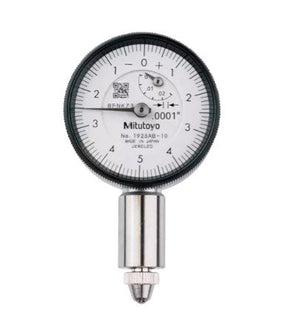 Mitutoyo 1925AB-10 | Dial Gauge | Flat Back | Series 1 | ANSI/AGD Type | Jewelled Bearing | Graduation 0.0001 inch | Range 0.025 inch
